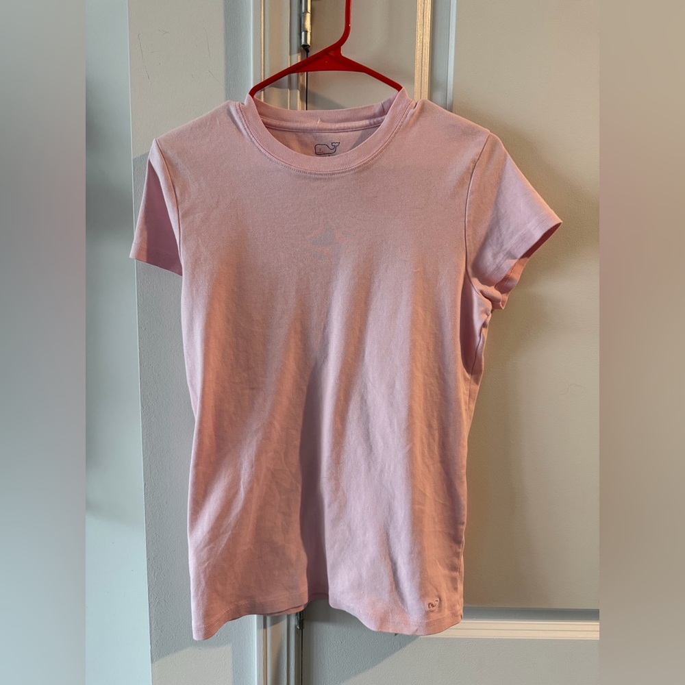Vineyard Vines Light Pink Crew Neck Tee